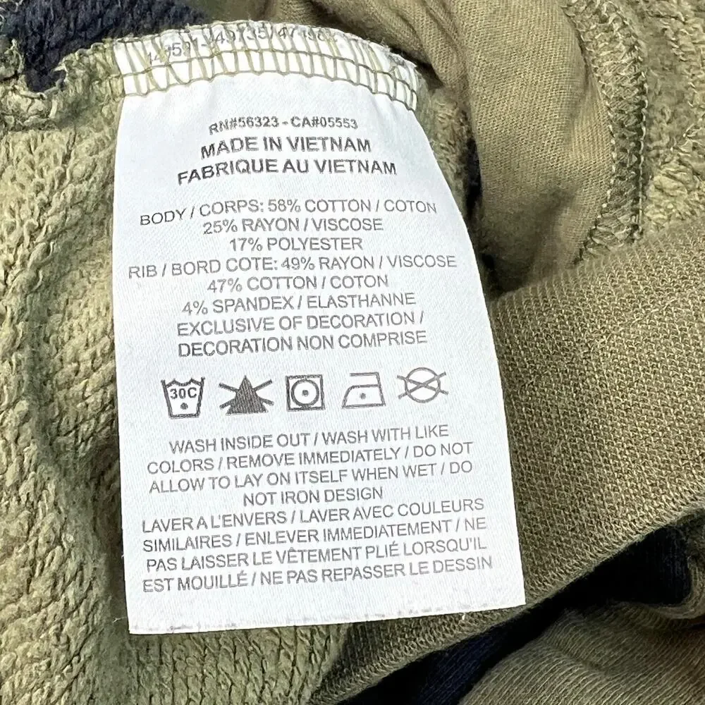 Nike Air BB Pull-On Jogger Pants Olive Black White Heathered Womens XS